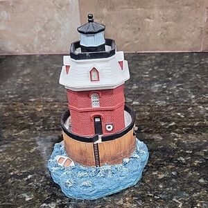 Vintage HARBOR LIGHTS LIGHTHOUSE SANDY POINT SHOAL MARYLAND# 167